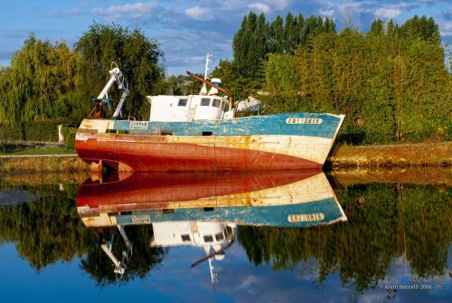 Chalutier en retraite, Port des Salines, Saint Trojan - Île d'Oléron